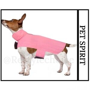 pet spirit Dog Coat girl Pink L